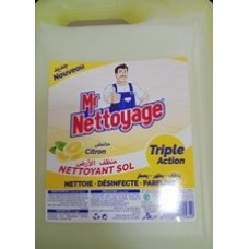 NETTOYANT SOL CITRON MR NETTOYAGE  5L*4