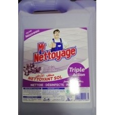 NETTOYANT SOL LAVANDE  MR NETTOYAGE  5L*4