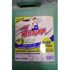 LAVE VAISSELLE MR NETTOYAGE CITRON VERT 5L*4