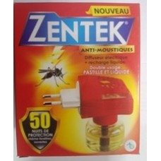 ZENTEX DIFFUSEUR+RECHARGE LIQUIDE 50 NUITS