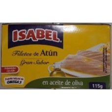 ISABEL FILETS DE THON A LHUILE DOLIVE 115 GR*20